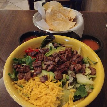 Armenta's Mexican Restaurant - Fajita steak salad for lunch. - Mexican Near Me - Channelview, Texas