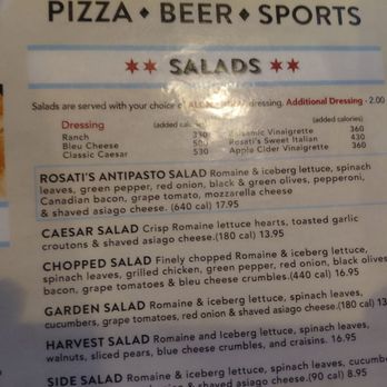 Rosati's Pizza Pub and Sports Bar - Menu - Italian Near Me - San Diego, California