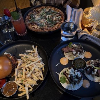 BALEENkitchen - "Black & Blue" Steak Tacos BALEEN Burger Wild Mushroom Flatbreadmushroom - Seafood Near Me - Redondo Beach, California