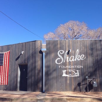 Shake Foundation - View from the street. Parking is available on either side. - Burgers Near Me - Santa Fe, New Mexico