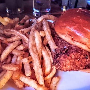 Sylvain - “Chick-Syl-Vain” Sandwich ($14) - 4 stars. Loved the fries! The fried chicken was a tad dry. Mon dinner 2016-05-02 - Southern Near Me - New Orleans, Louisiana