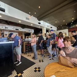 People started showing up half hour early to get there $11.99 lasagna