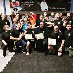 Urban Tactics Krav Maga - Do they look tired?  They should, they just earned their yellow belts.