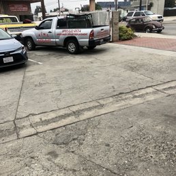 Work truck with glass replacements Work truck with glass replacements