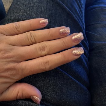 Happiest Nails & Spa - Rose gold awesomeness!! By Holly. - Nail Salons Near Me - Oceanside, California Happiest Nails & Spa - Rose gold awesomeness!! By Holly. - Nail Salons Near Me - Oceanside, California