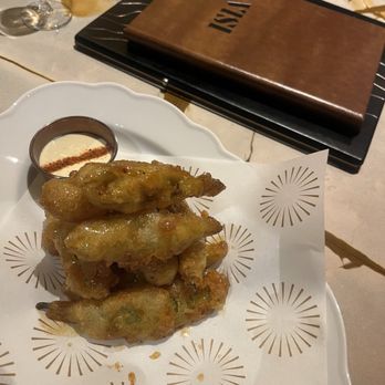 Isla - Tempura Okra - Cocktail Bars Near Me - Washington, DC, District of Columbia
