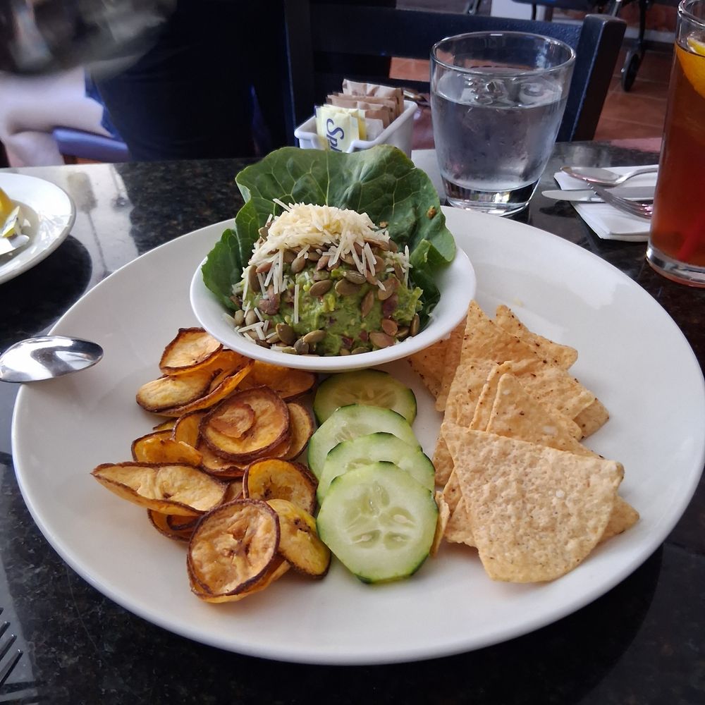 Memo’s Cuisine - That's their guacamole with crisp plantains, sliced cucumber and chips - Breakfast & Brunch Near Me - Isleton, California Memo’s Cuisine - That's their guacamole with crisp plantains, sliced cucumber and chips - Breakfast & Brunch Near Me - Isleton, California