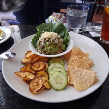 Memo’s Cuisine - That's their guacamole with crisp plantains, sliced cucumber and chips - Breakfast & Brunch Near Me - Isleton, California Memo’s Cuisine - That's their guacamole with crisp plantains, sliced cucumber and chips - Breakfast & Brunch Near Me - Isleton, California