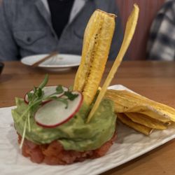 Kumiso - VIP: TARTARE $19 tuna, guacamole, plantain chips (February 2025)