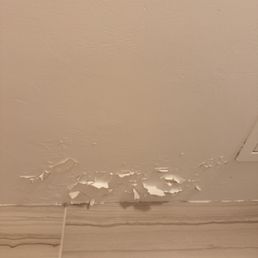 Ceiling in the shower