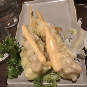 Maneki - Garlic Tempura! Surprisingly very good - Japanese Near Me - Seattle, Washington Maneki - Garlic Tempura! Surprisingly very good - Japanese Near Me - Seattle, Washington