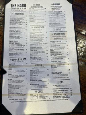 Menu photo 1 Rockaway River Barn Rockaway, NJ Menu photo 1 Rockaway River Barn Rockaway, NJ