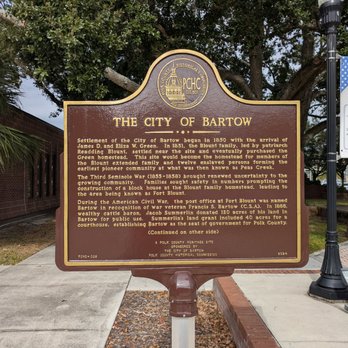 The City Of Bartow - The City of Bartow Historical Marker, Bartow - Landmarks & Historical Buildings Near Me - Bartow, Florida The City Of Bartow - The City of Bartow Historical Marker, Bartow - Landmarks & Historical Buildings Near Me - Bartow, Florida