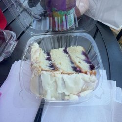 Sugar Coated Bakery - I got blueberry lemon cake slice!!