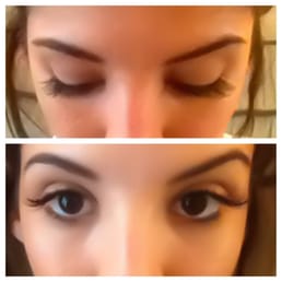 Eyelash extensions !