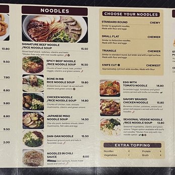 Noodle St - Menu - Noodles Near Me - Fullerton, California