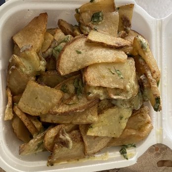 The Green Olive - Spicy Home Style Potatoes - Mediterranean Near Me - Compton, California The Green Olive - Spicy Home Style Potatoes - Mediterranean Near Me - Compton, California