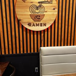 Kokoro Ramen - Logo on the wall.