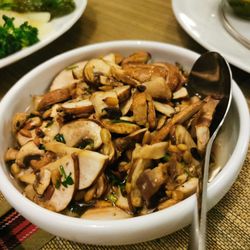 Die Kochschmiede - Eingelegte Champignons (im Rahmen des Garnelen-Essens / EUR 46 pro Person /Stand November 2024)