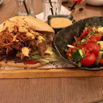 Pisco Y Nazca - Lomo saltado sandwich - Gastropubs Near Me - Kendall, Florida Pisco Y Nazca - Lomo saltado sandwich - Gastropubs Near Me - Kendall, Florida