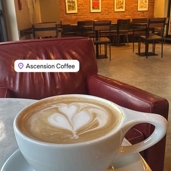 Ascension Coffee - Addison - Salted caramel mocha latte - Coffee & Tea Near Me - Addison, Texas