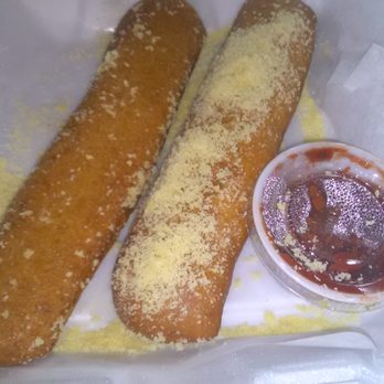 Khaki Jack's - Bosco sticks had good flavor. Dipping sauce not so much. - Burgers Near Me - Peoria, Illinois