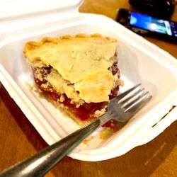 The Pickle Barrel - Mixed Berry Pie they claim to make in house. It was good!