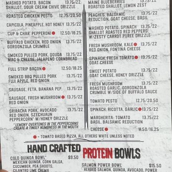 Brickyard Hollow Brewing Company - Menu - Pizza Near Me - Freeport, Maine