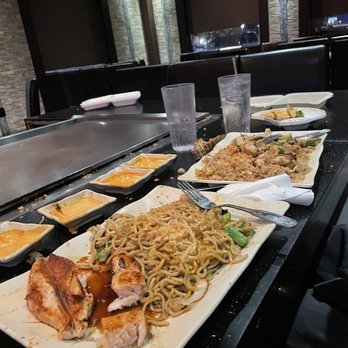 Fusion Steakhouse - This is how we left our table. We didn't take any of it home, it was absolutely horrible. - Japanese Near Me - Grove City, Ohio Fusion Steakhouse - This is how we left our table. We didn't take any of it home, it was absolutely horrible. - Japanese Near Me - Grove City, Ohio