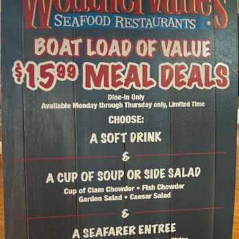 Weathervane Seafood Restaurant - Specials - Seafood Near Me - Dover, New Hampshire