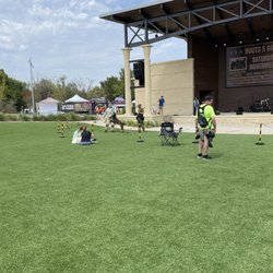 Agora at Corinth - Stage and turf area