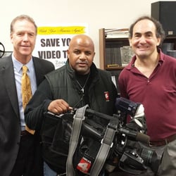 Priceless Preservation - WDIV Detroit visits to our office.