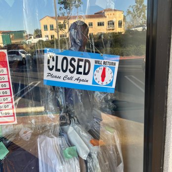 Best Cleaners - Early Closing of store which is routine. Might as well have left a note saying gone fishing! - Laundry Services Near Me - Laguna Hills, California Best Cleaners - Early Closing of store which is routine. Might as well have left a note saying gone fishing! - Laundry Services Near Me - Laguna Hills, California