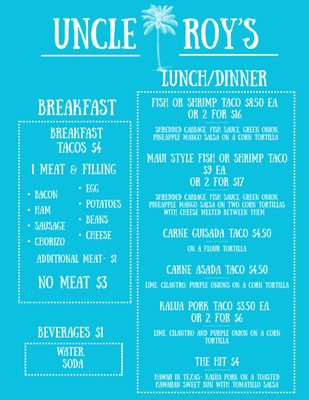 Menu photo 1 Uncle Roys Corpus Christi, TX Menu photo 1 Uncle Roys Corpus Christi, TX