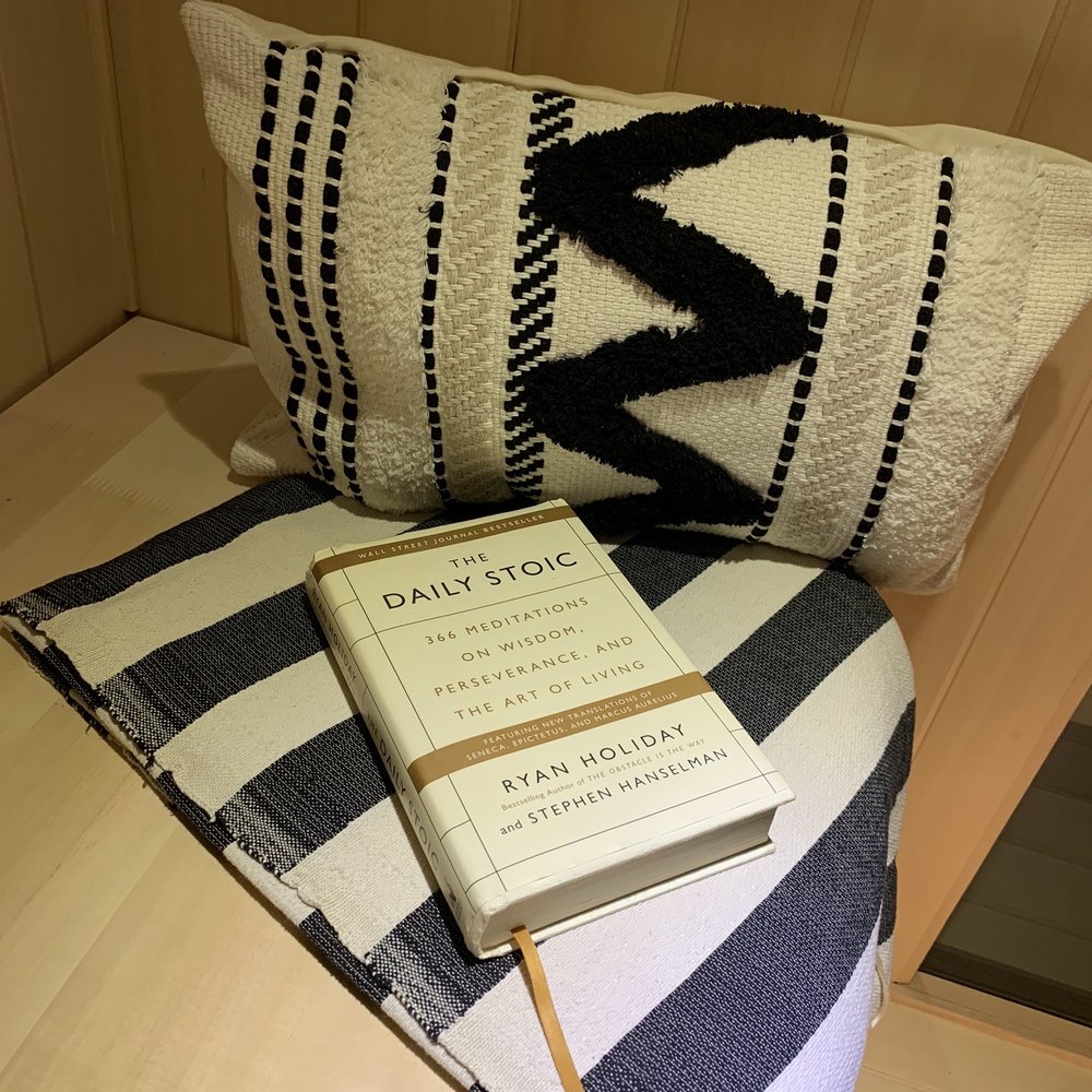 Tulum Wellness Spa - Meditative reading in the salt room - Medical Spas Near Me - Houston, Texas