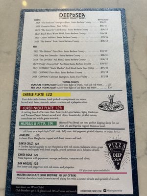 Menu photo 4 Deep Sea Wine Tasting Room Ventura, CA Menu photo 4 Deep Sea Wine Tasting Room Ventura, CA