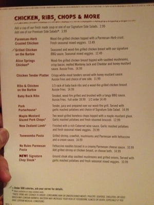 Menu photo 7 Outback Steakhouse Memphis, TN