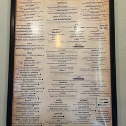 Luce Ristorante - Menu