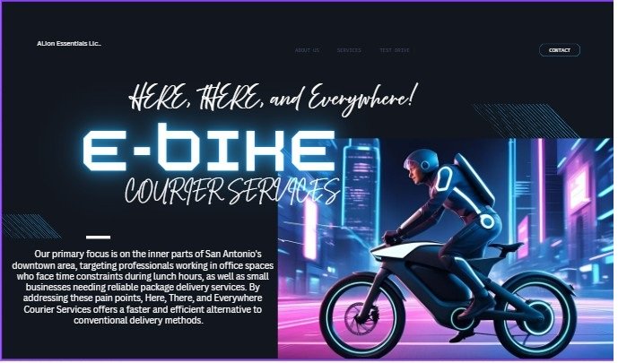 Here There and Everywhere Courier Logo