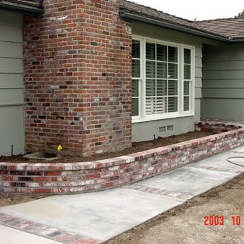 Block-Crete Construction - a brick wall and a brick patio - General Contractors Near Me - Baldwin Park, California Block-Crete Construction - a brick wall and a brick patio - General Contractors Near Me - Baldwin Park, California