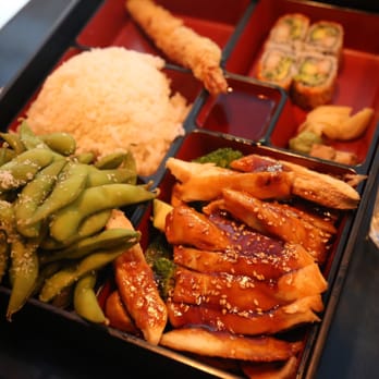Sushi Yoshi - My sister ordered a Bento Box for lunch. Yum! - Sushi Bars Near Me - Stowe, Vermont Sushi Yoshi - My sister ordered a Bento Box for lunch. Yum! - Sushi Bars Near Me - Stowe, Vermont