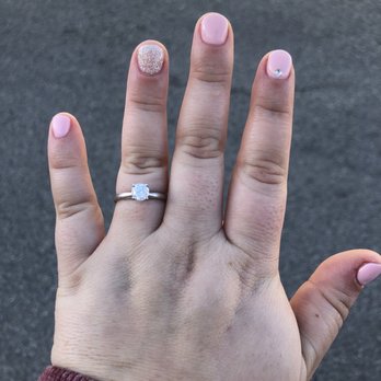 RuRu Nails - Gel manicure and she threw in a jewel since it was my first time for free - Nail Technicians Near Me - Los Angeles, California RuRu Nails - Gel manicure and she threw in a jewel since it was my first time for free - Nail Technicians Near Me - Los Angeles, California
