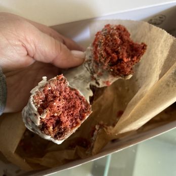 Sidecar Doughnuts & Coffee - Red velvet but not my fave - Donuts Near Me - Costa Mesa, California