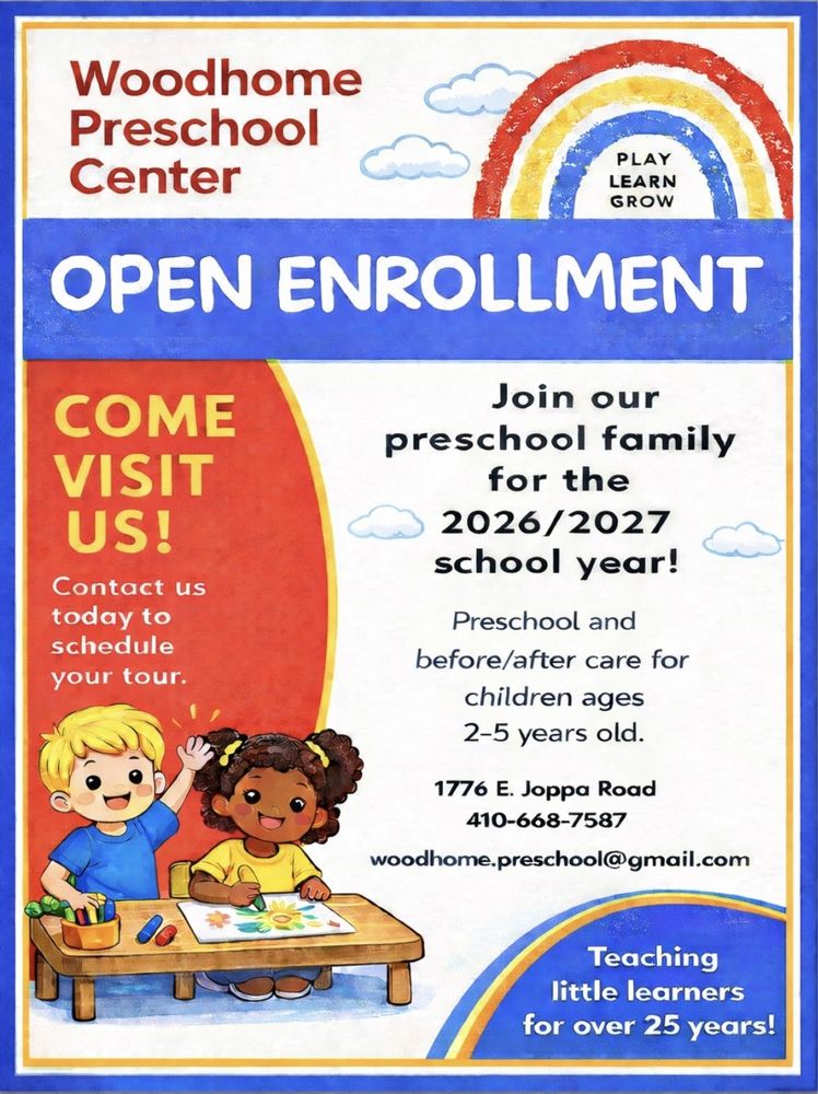Woodhome Preschool Center - childcare center in Parkville, MD