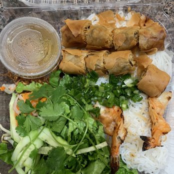 Pho #1 - 42. Grilled shrimp and Egg Rolls Bowl - Vietnamese Near Me - Sunnyvale, California Pho #1 - 42. Grilled shrimp and Egg Rolls Bowl - Vietnamese Near Me - Sunnyvale, California