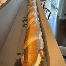 6 foot long sandwich. 6 foot long sandwich.