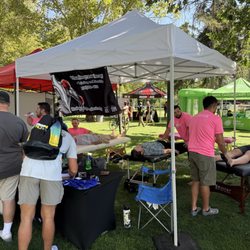 Coleman Integrated Therapy - Therapy team volunteering at Ironman Boise 70.3 in 2025.