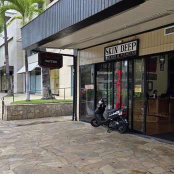 Skin Deep Tattoo and Piercing - Skin Deep Sign. - Tattoo Near Me - Honolulu, Hawaii Skin Deep Tattoo and Piercing - Skin Deep Sign. - Tattoo Near Me - Honolulu, Hawaii