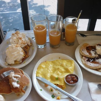 Eggs 'n Things Saratoga - Food for 3...YUM. - Breakfast & Brunch Near Me - Honolulu, Hawaii