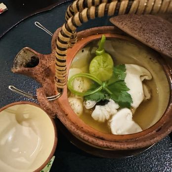 Ranzan - Matsutake mushrooms steeped in broth with delicate fish. Outstanding light taste - Japanese Near Me - Redwood City, California Ranzan - Matsutake mushrooms steeped in broth with delicate fish. Outstanding light taste - Japanese Near Me - Redwood City, California